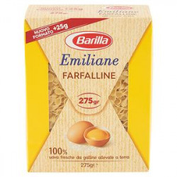 Farfalline all'uovo emiliane BARILLA 275gr