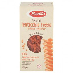 Fusilli no glutine 100% lenticchie rosse  BARILLA 250gr