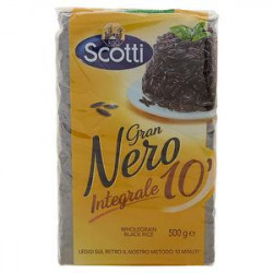 Gran Nero integrale Parboiled Riso SCOTTI cottura 10' 500gr
