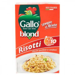 Riso blond parboiled GALLO risotti 1kg