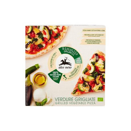 Pizza biologica ALCE NERO verdure grigliate 408gr