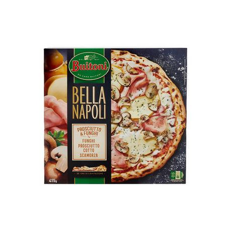 Pizza Bella Napoli BUITONI prosciutto & funghi 415gr