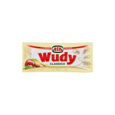 Il Wurstel Wudy classico AIA senza glutine 250gr