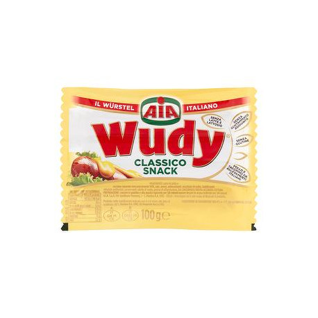 Wurstel Wudy AIA senza glutine classico snack 100gr