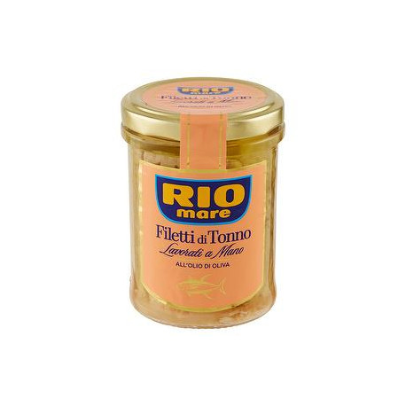 Filetti di tonno RIO MARE lavorati a mano all'olio di oliva 180gr