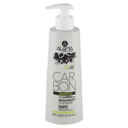 Shampoo Carbon ALAMA Professional riequilibrante per capelli spenti e cute stressata 300ml
