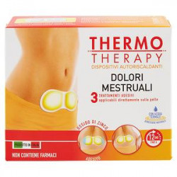 Cerotti terapeutici adesivi autoriscaldanti THERMOTHERAPY per dolori mestruali 3 pezzi + 1 pezzo omaggio