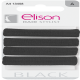 Elastici classic large Black ELISON conf. da 4 pezzi
