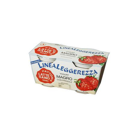 Yogurt Leggerezza FATTORIA LATTE SANO ROMA fragola conf. 125gr x 2 pezzi