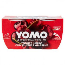 Yogurt intero YOMO ciliegie e amarene conf. 125gr x 2 pezzi