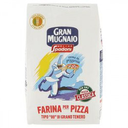 Farina per pizza Gran Mugnaio MOLINO SPADONI tipo "00" di grano tenero 1kg