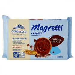 Frollino Magretti i Leggeri GALBUSERA con gocce di cioccolato 260gr conf. da 6 porzioni