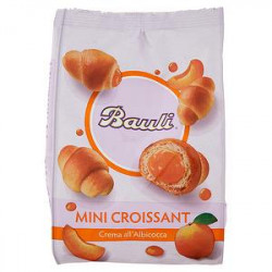 Mini Croissant BAULI crema all'albicocca 75gr