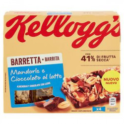 Barretta Mandorle e Cioccolato al Latte KELLOGG'S 128gr