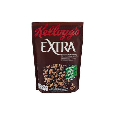 Cereali Extra KELLOGG'S cioccolato e nocciole 375gr
