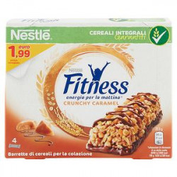 Barretta Crunchy Fitness NESTLÉ caramel 94gr
