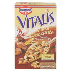 Müesli croccante Vitalis CAMEO double chocolate 15% 300gr