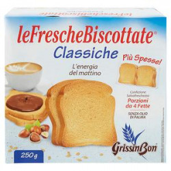 Le Fresche Biscottate GRISSINBON gusto classico 250gr