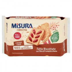 Fette biscottate Fibrextra MISURA integrali 320gr