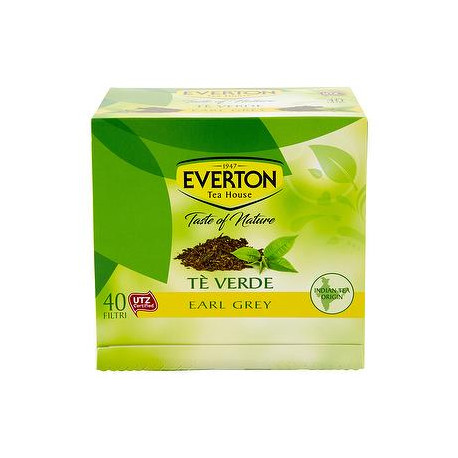 Tè verde EVERTON earl grey 68gr conf. da 40 filtri