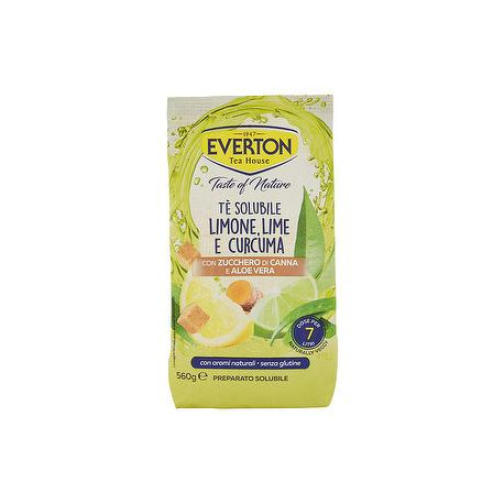 Preparato solubile per tè EVERTON limone lime curcuma 560gr