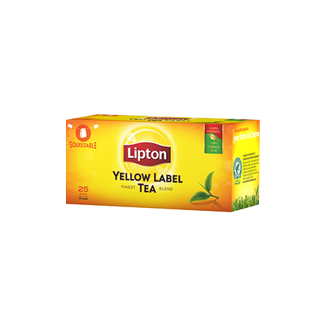 Yellow label tea 50 filtri